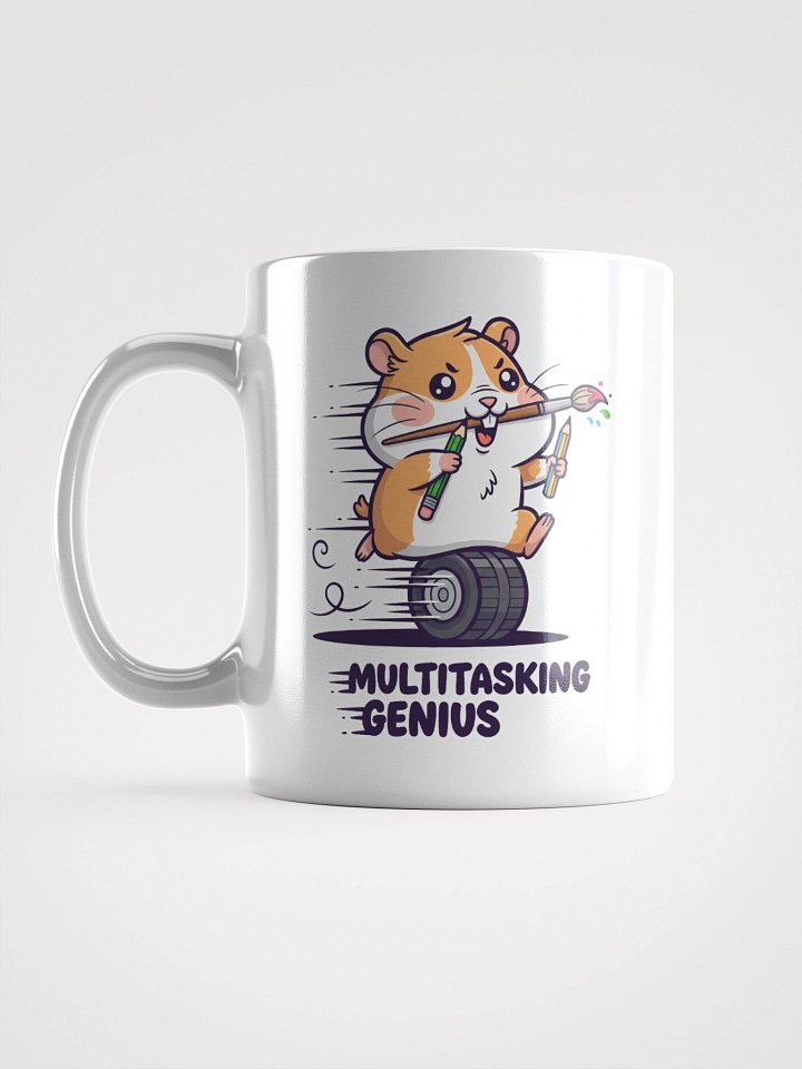 Hyper Hamster White Glossy Mug product image (1)