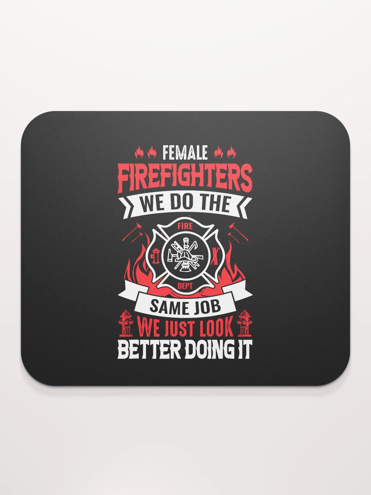 Female Firefighters - Mouse Pad product image (2)