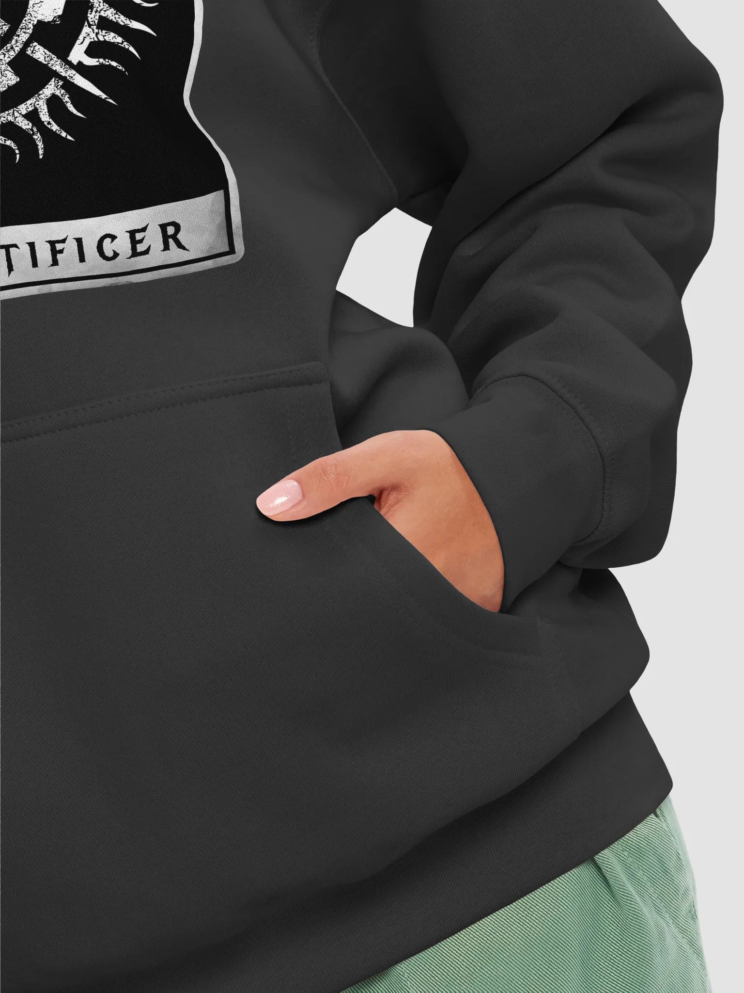 The Artificer Hoodie – Tarot-Inspired Gothic Design product image (8)