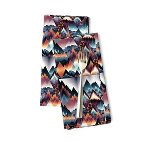 Seamless Pattern - Modern Rustic Boho Mountain Peaks product image (9)