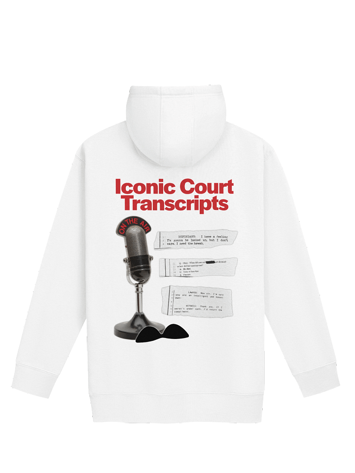 Iconic Court Transcripts Circus Hoodie product image (2)