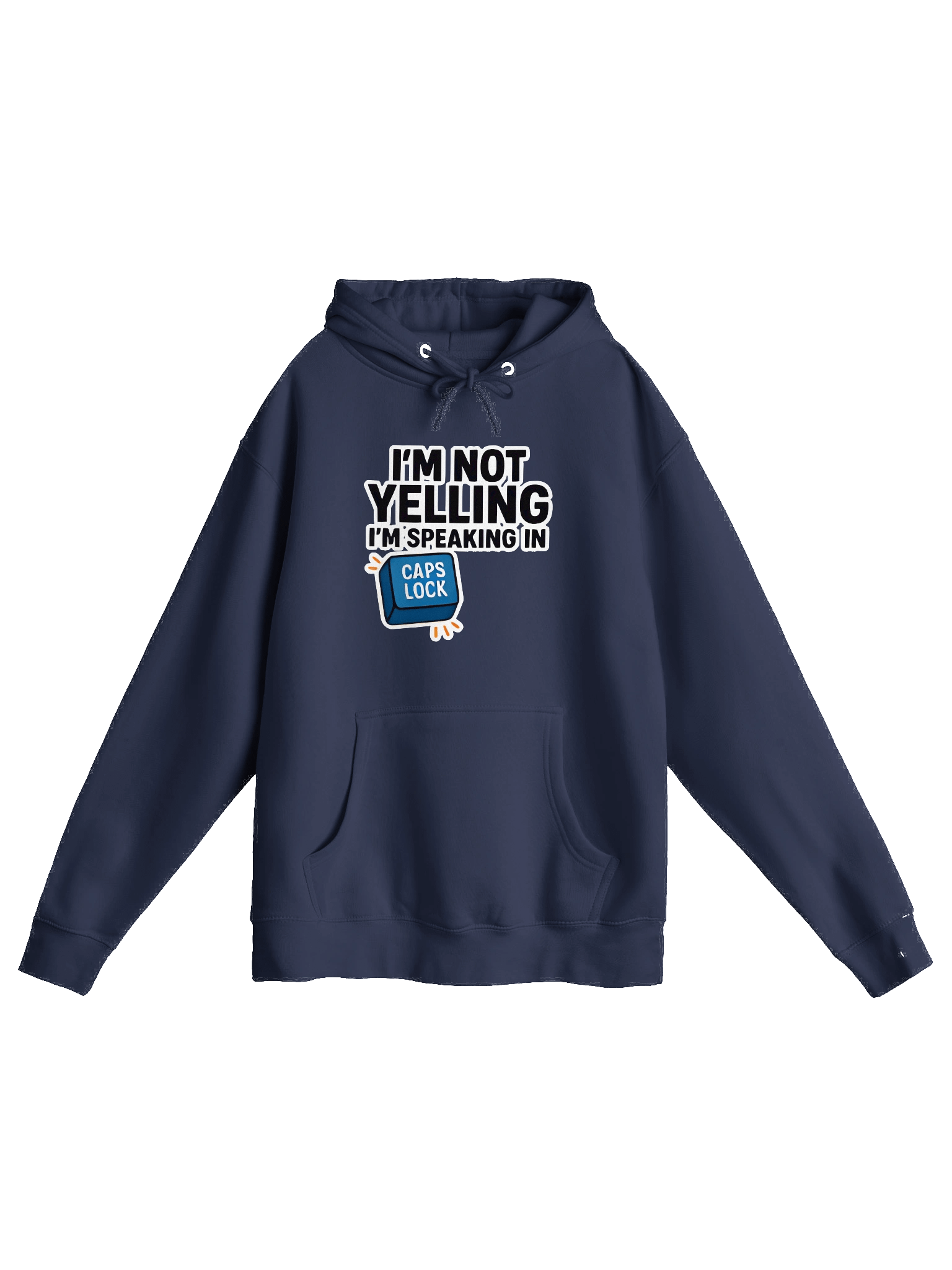 Just CAPS LOCK hoodie product image (6)