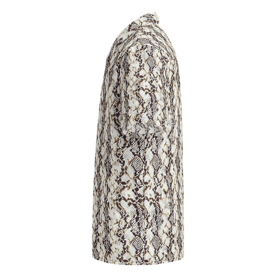 Beige Snake Skin Hawaiian Shirt product image (3)