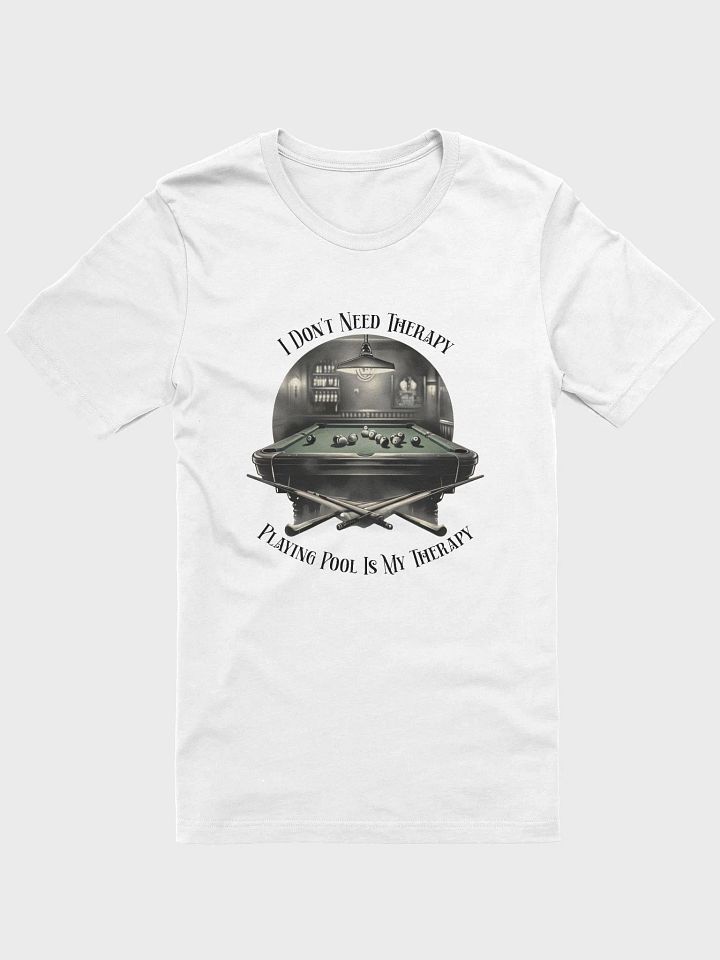 Playing Pool Is My Therapy Graphic Tee product image (102)