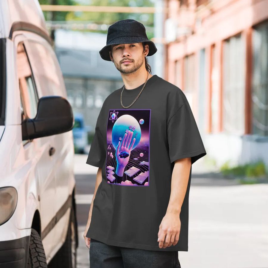 [Hand of Mysteries] Oversized T-Shirt product image (9)