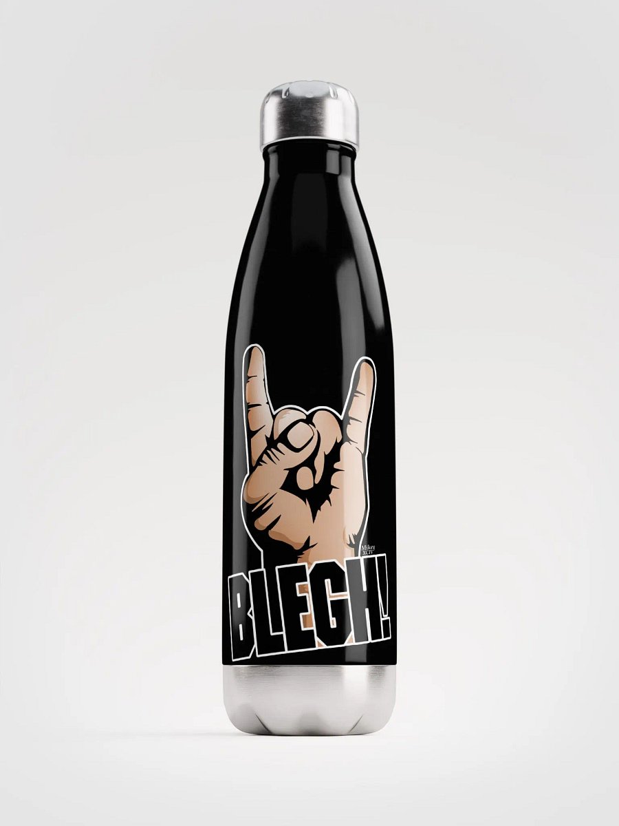BLEGH! Rock On - MikeyXCIV - Stainless Steel Water Bottle product image (1)