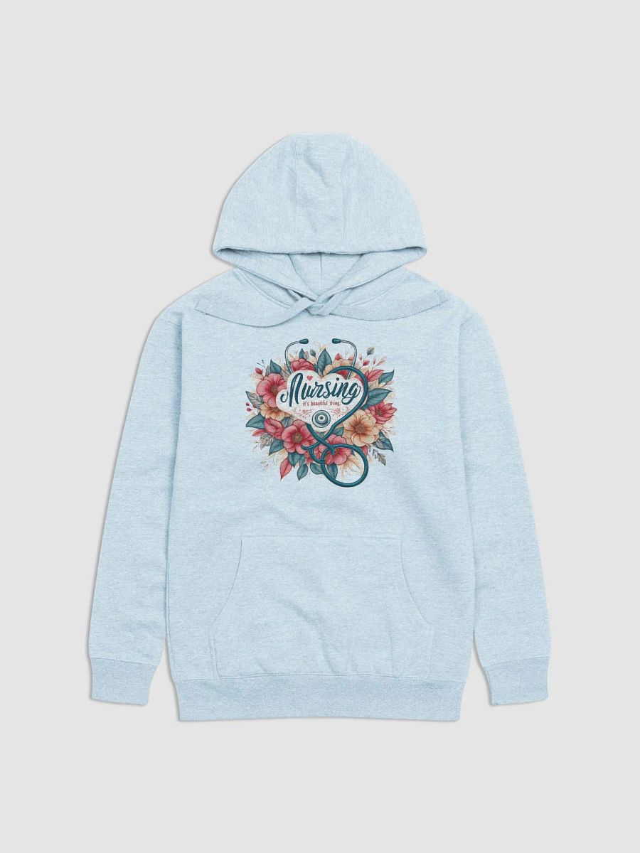 Floral Nursing Heart Unisex Hoodie product image (4)