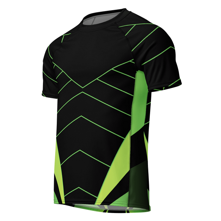 Emerald Vortex Men's Rash Guard product image (1)
