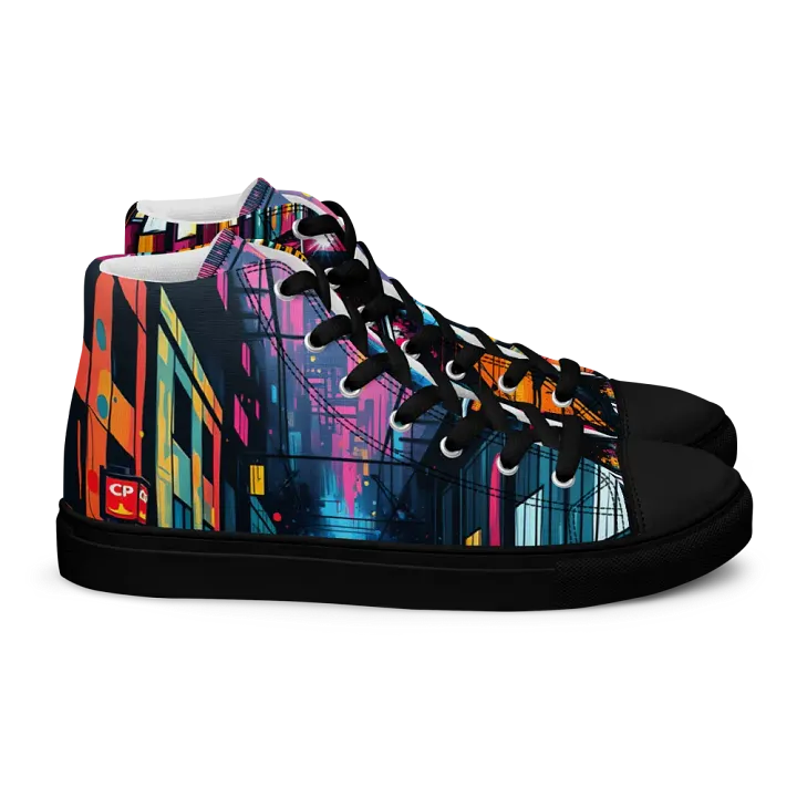 Neon express Men's Canvas High Tops product image (2)