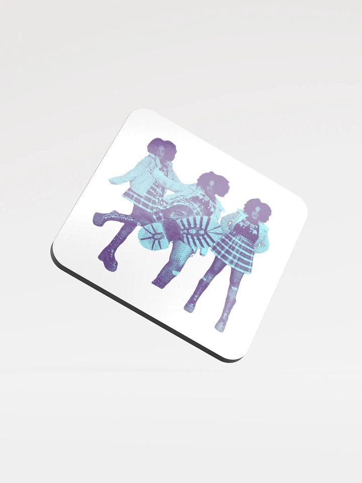 DOPAMINE's Violet Glossed Cork Coaster product image (1)