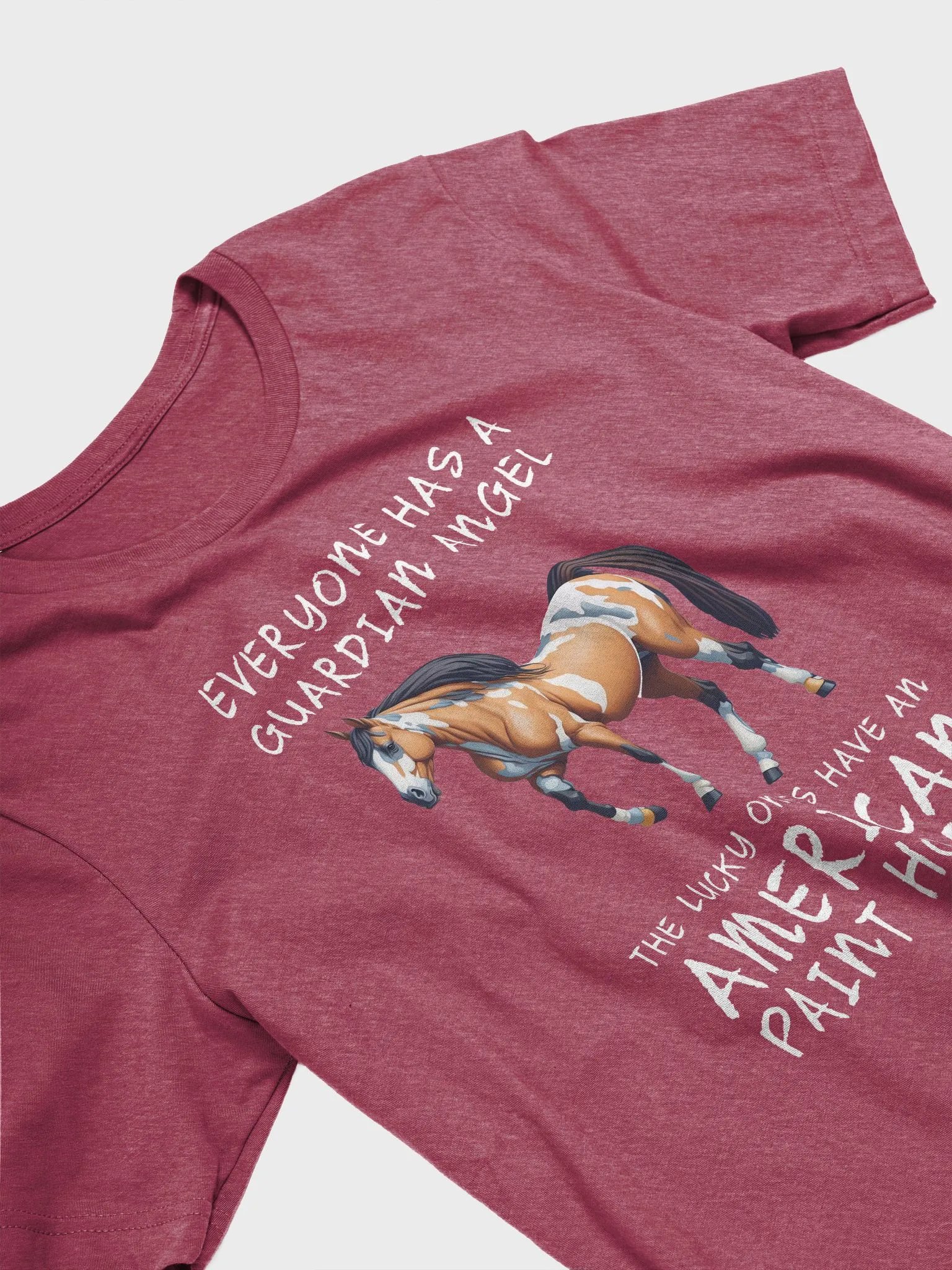 The lucky Ones Have An American Paint Horse - Unisex T-shirt Bella Canvas 3001 product image (11)