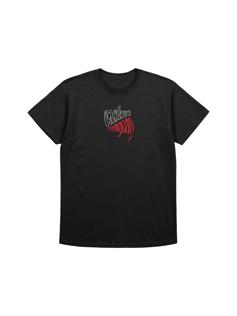 Black Exclamation Casket Tee