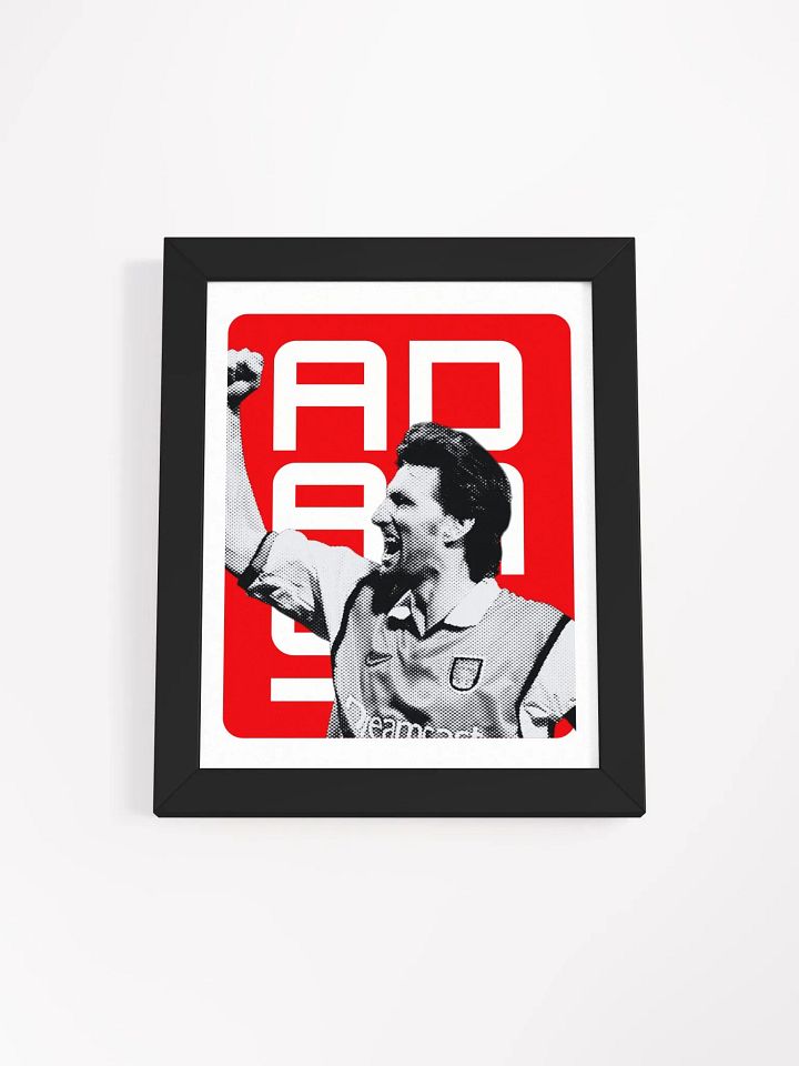 Tony Adams BW Arsenal Name Art Framed Print product image (2)