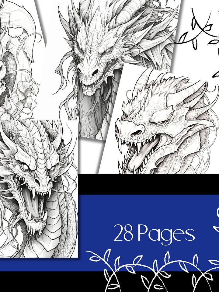 Dragon Coloring Book product image (2)