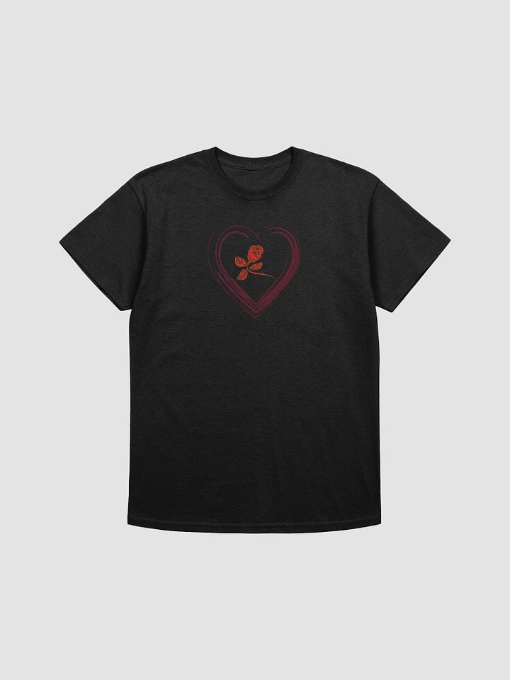 Rose Heart Gold T-Shirt product image (1)