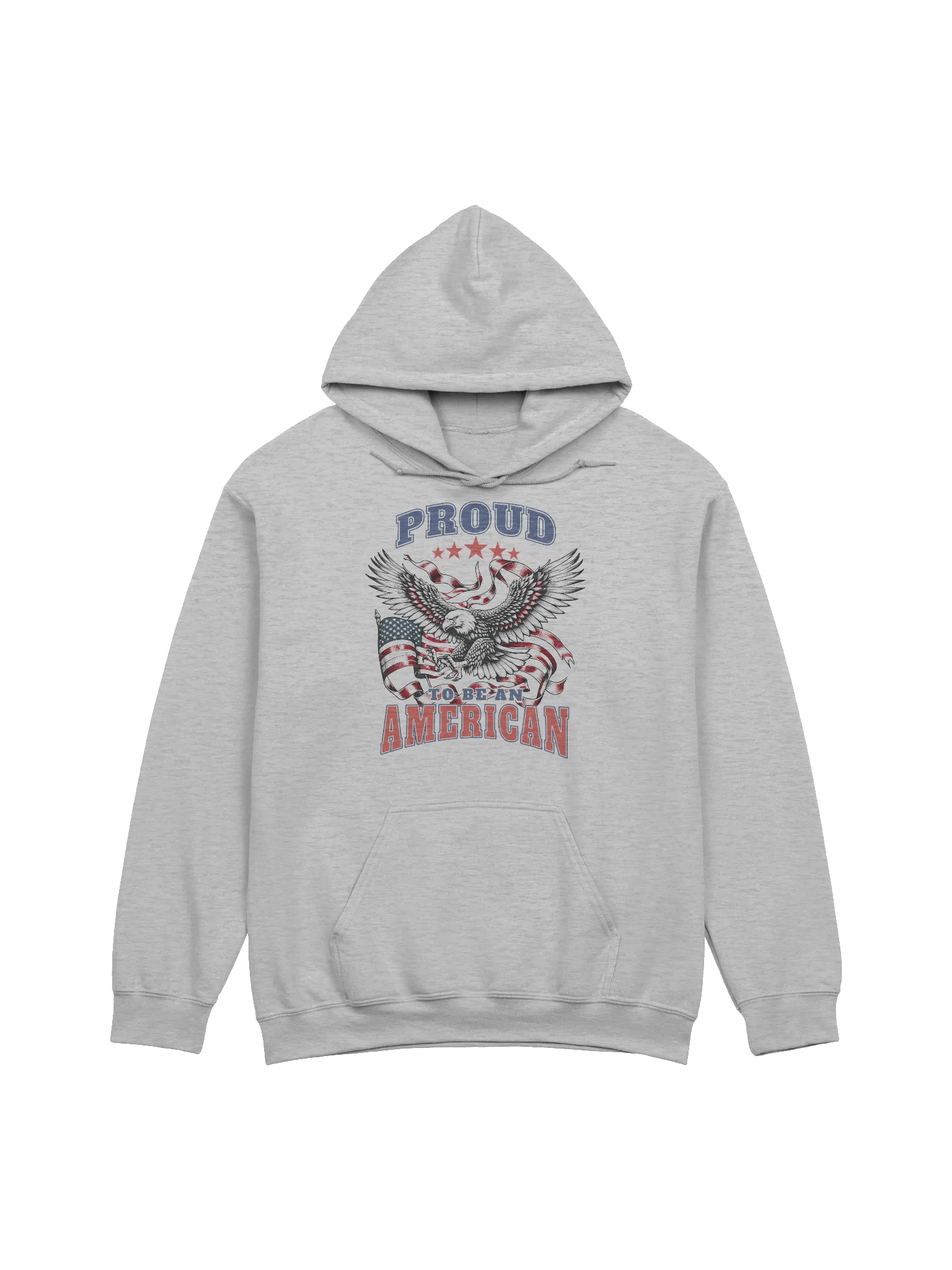 Proud to Be an American Hoodie | Patriotic USA Flag Eagle Shirt for Men & Women product image (2)