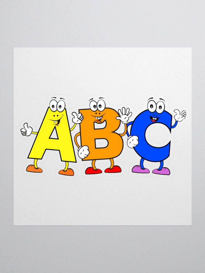 ABC Cartoon Character Sticker product image (3)