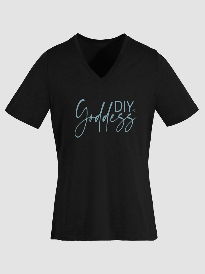 DIY Goddess Black V-Neck T-Shirt product image (1)