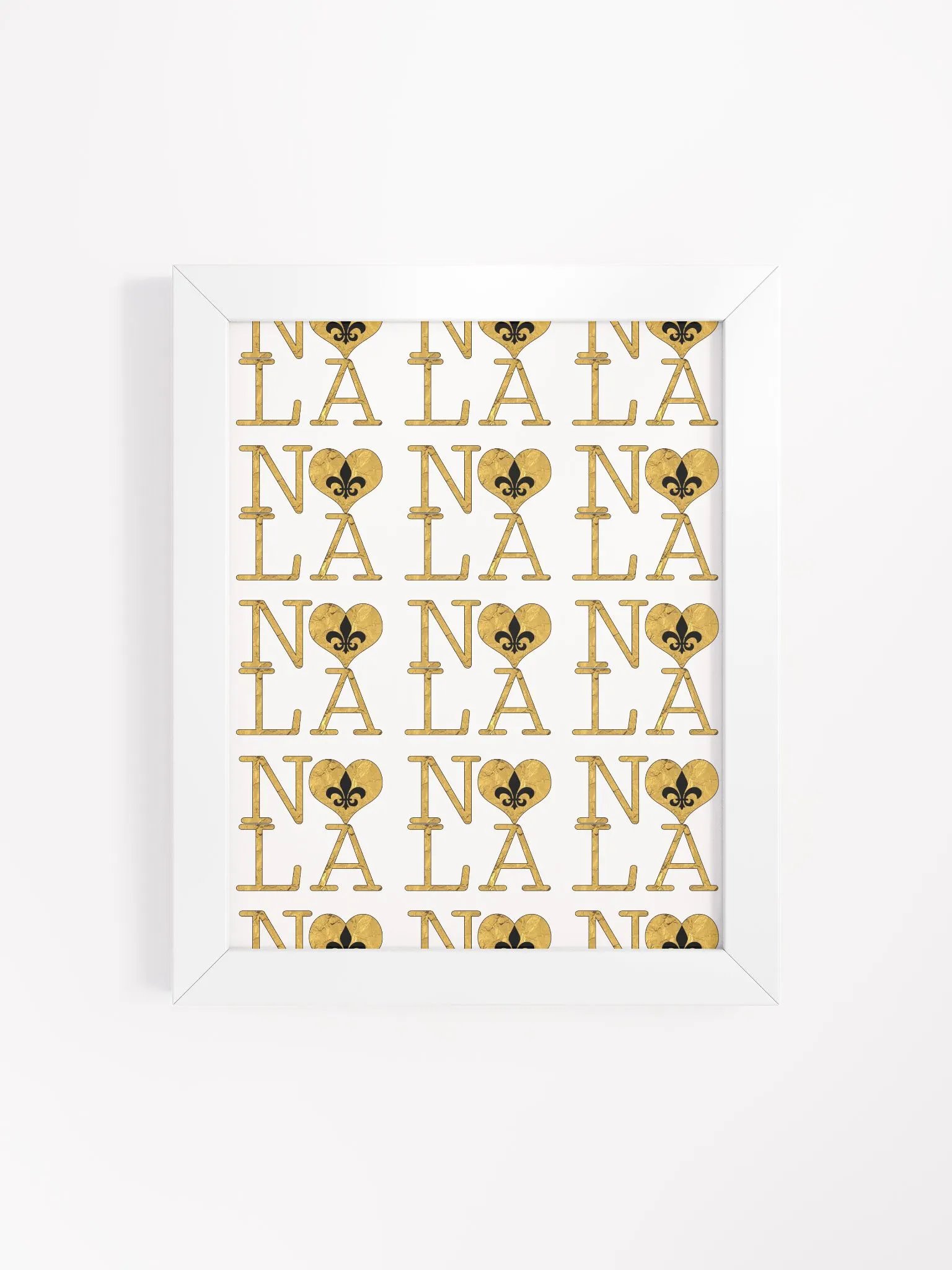 I LOVE NOLA **LEGACY POSTER** (GOLD WRAP FULL INFINITY WALL) product image (4)