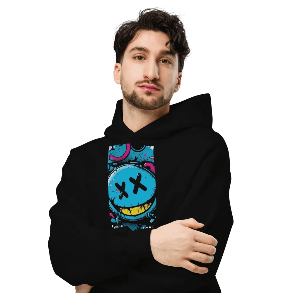 Graffiti Grin Oversized Hoodie product image (6)