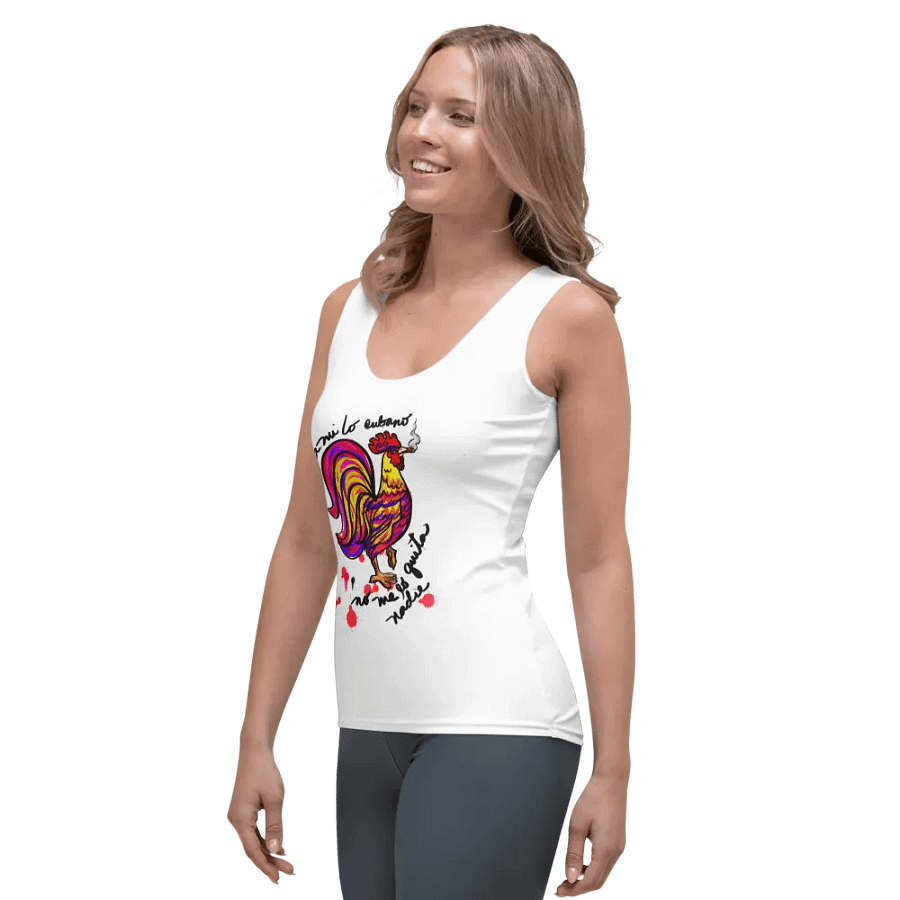 Fuego Rooster All-Over Print Women's Tank Top product image (3)