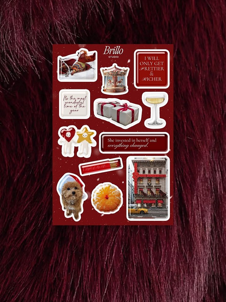 Christmas 3D Sticker Set #3 product image (1)