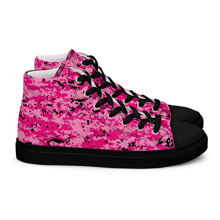 Pink Camo Retro High Tops product image (2)