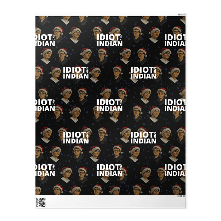 Idiot and Indian Wrapping Paper product image (2)