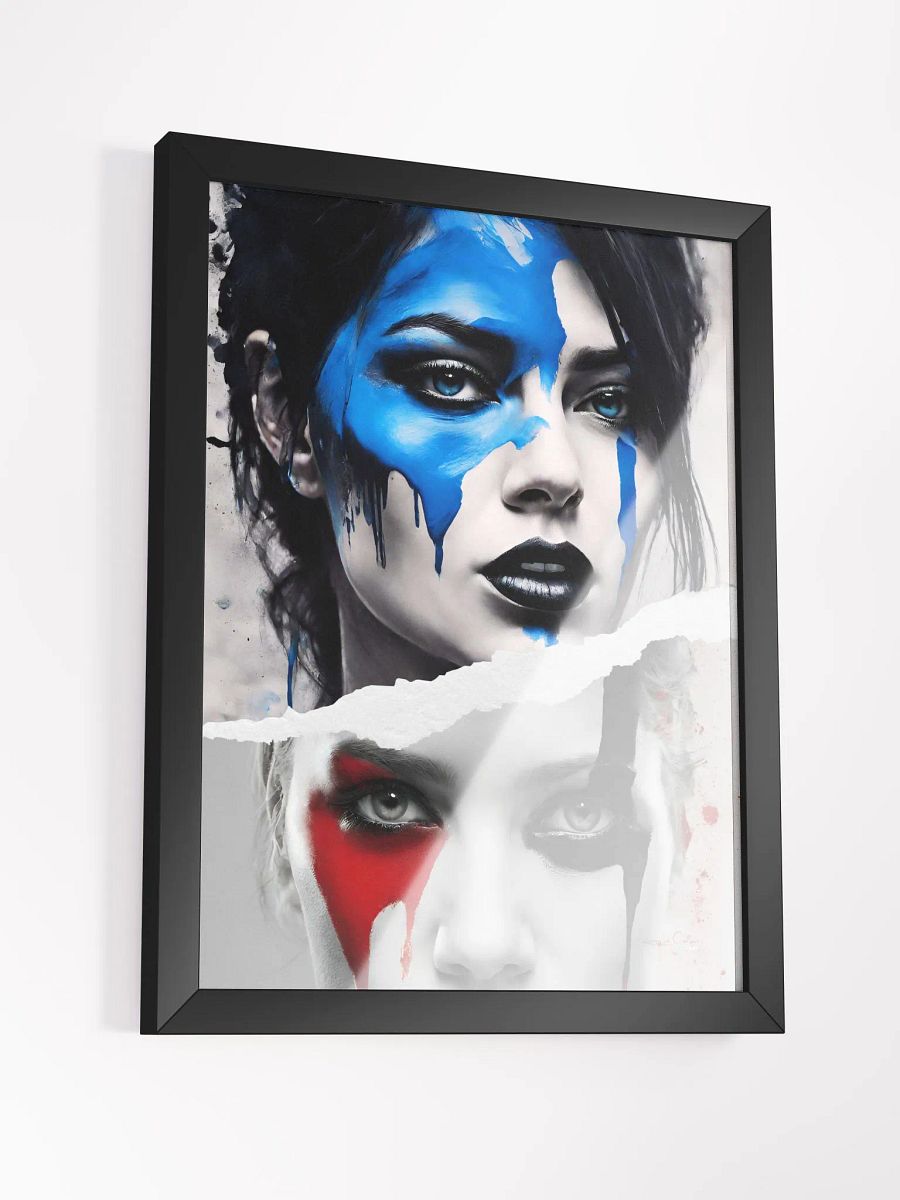 Living in Colors | Blue and beyond | Framed Collage Painting product image (4)