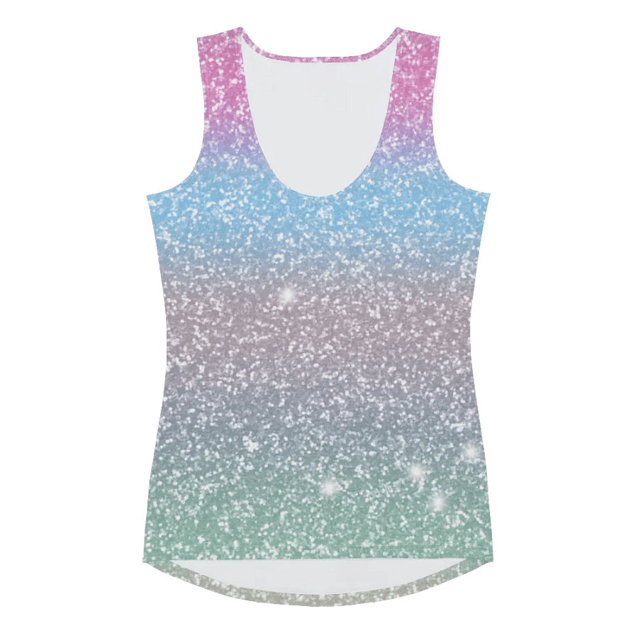 Glitter Unicorn Texture Design Tank Top (6) product image (3)