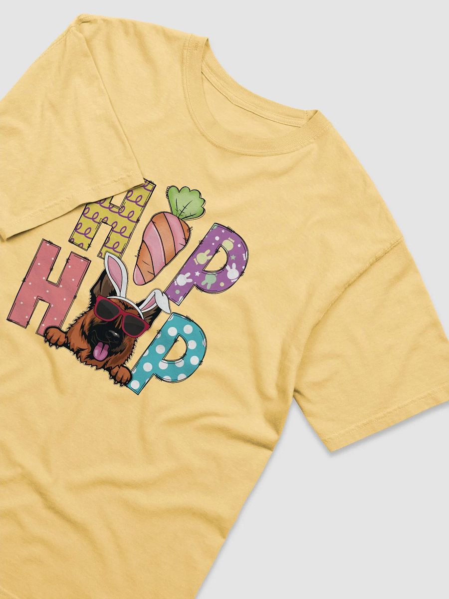 Hip Hop Easter German Shepherd T-Shirt | Cute Easter Day GSD Wearing Bunny Ears and Sunglasses T-Shirt product image (3)