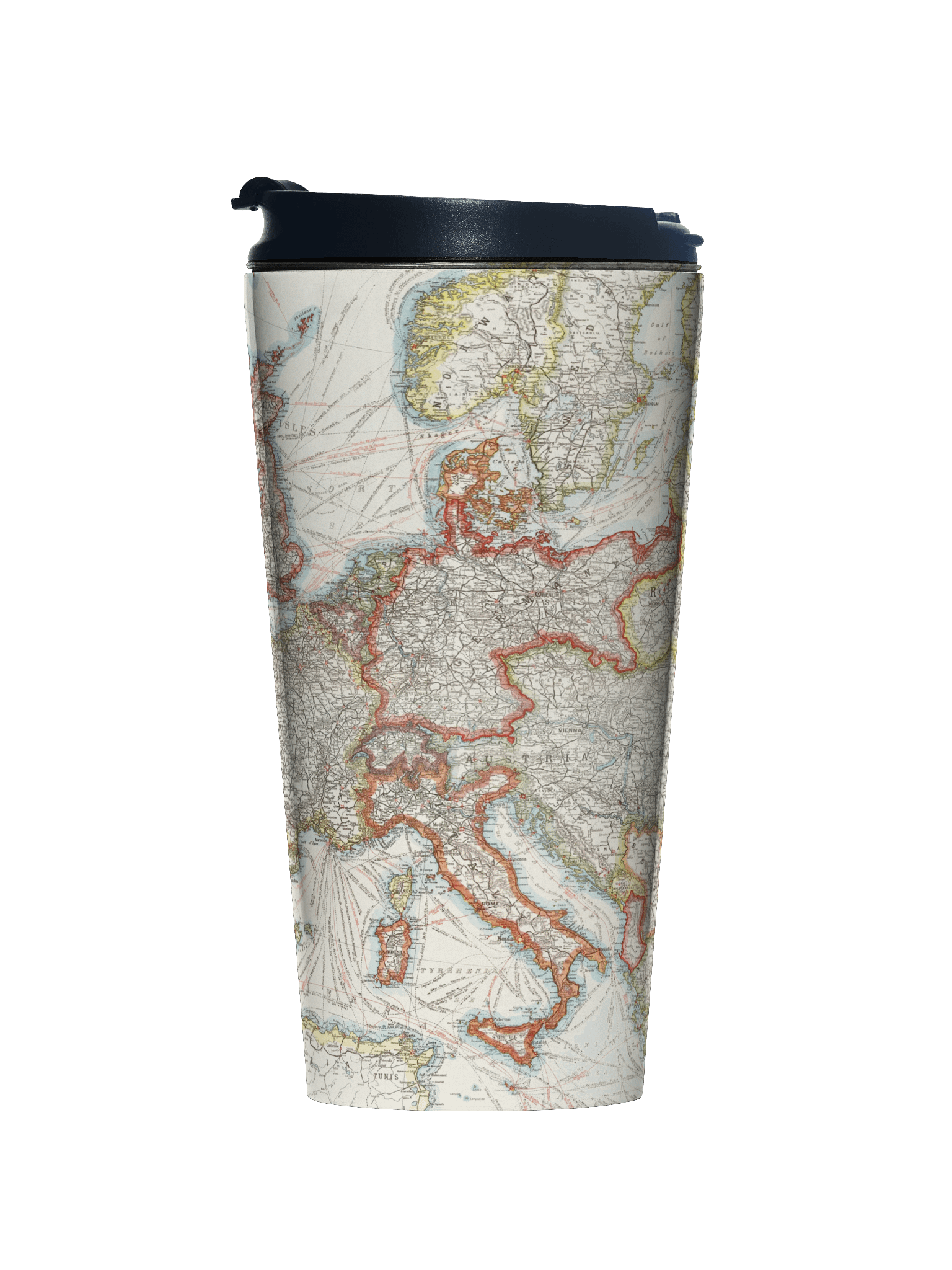 Vintage Map. Stainless Travel Mug product image (1)