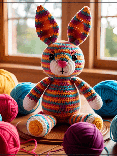 Hoppy Stitches: 10 Irresistible Amigurumi Bunny Patterns to Crochet and Cuddle product image (3)