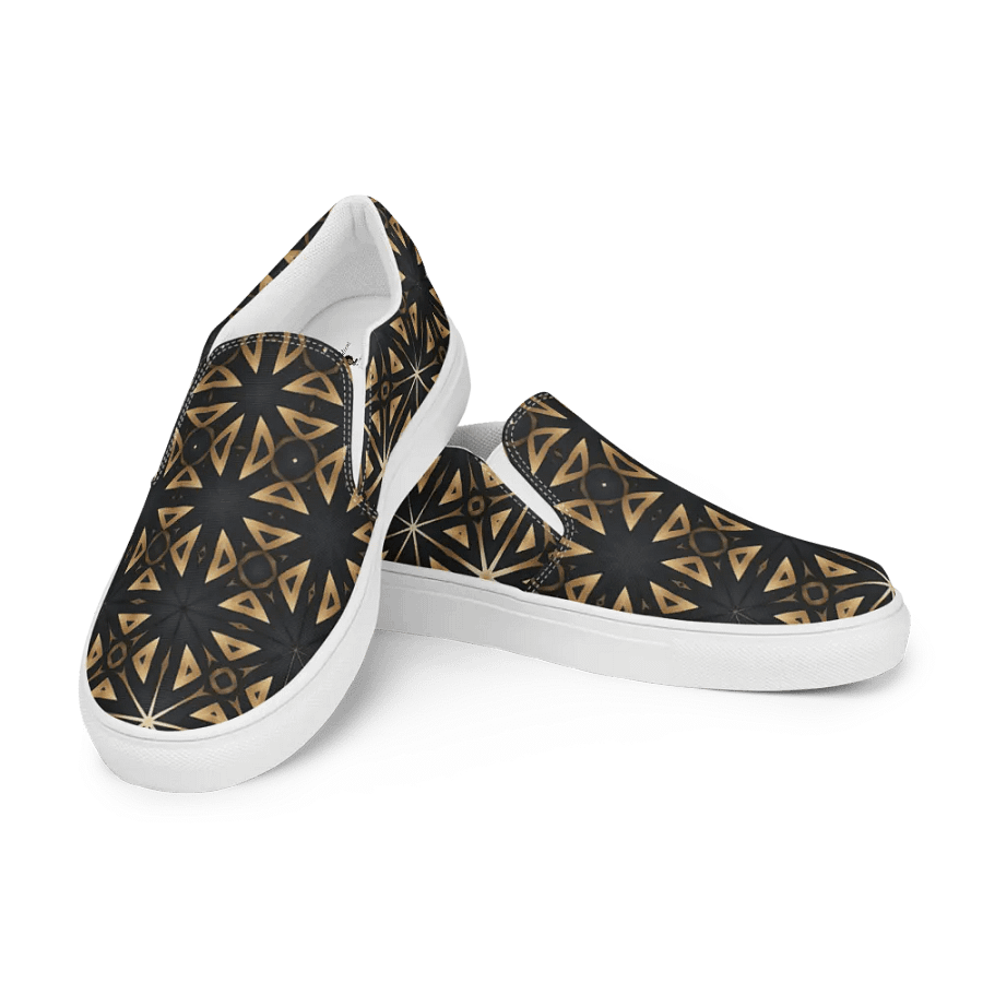 Symmetry in Gold Canvas Shoes product image (11)