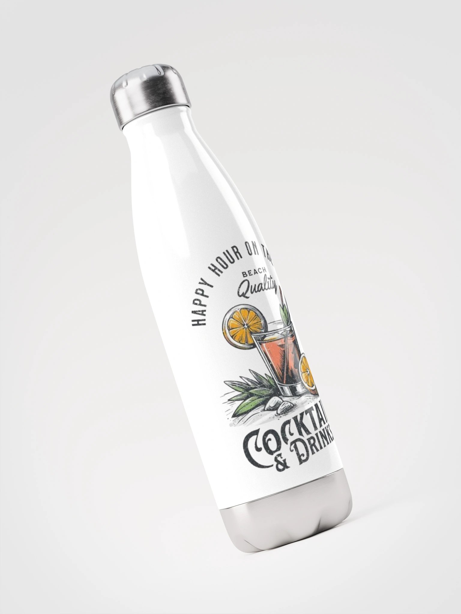 Artistic Cocktail Stainless Steel Water Bottle product image (3)