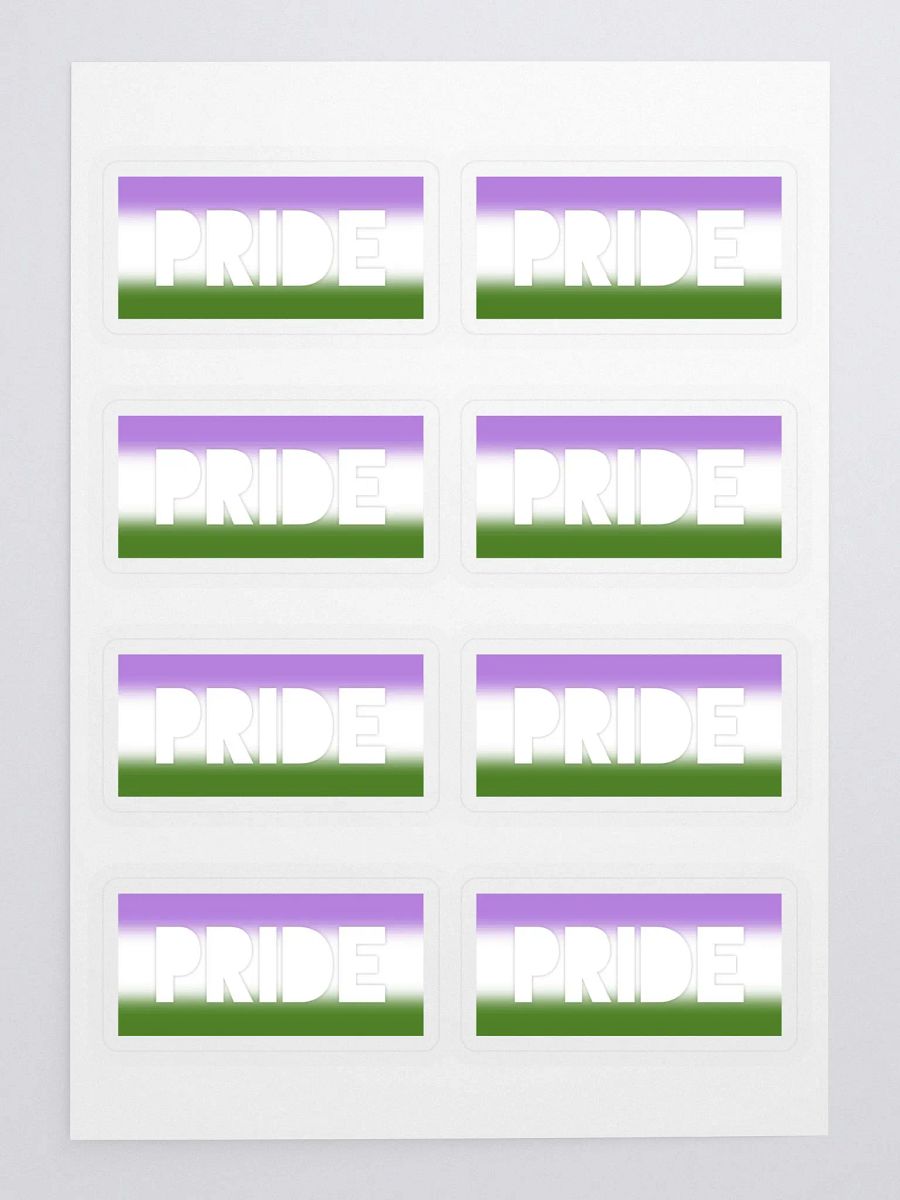 Gender Queer Pride On Display - Stickers product image (3)