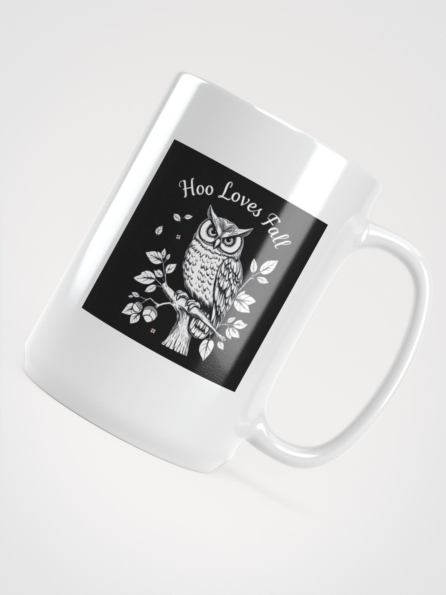 Monochrome Owl Fall Mug product image (5)