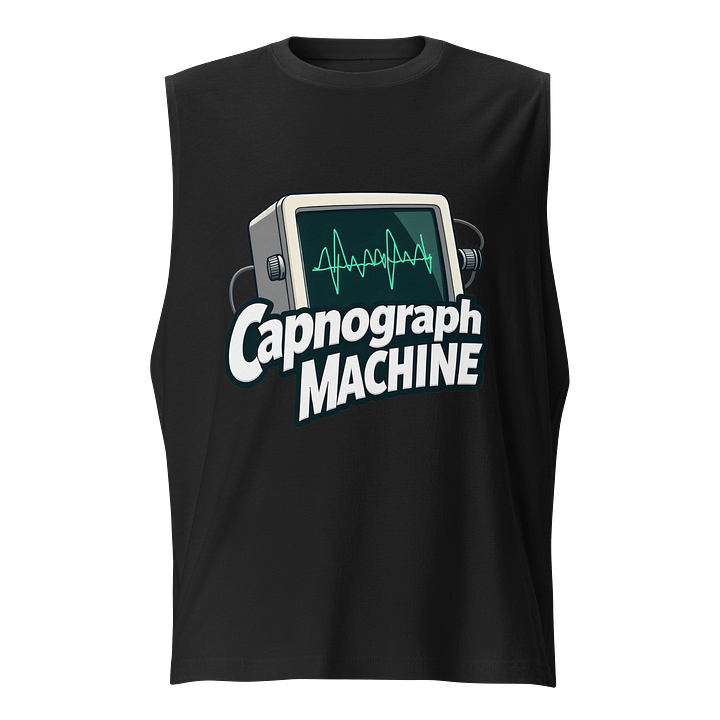 Vintage Capnograph Machine Waveform Muscle Tank product image (1)