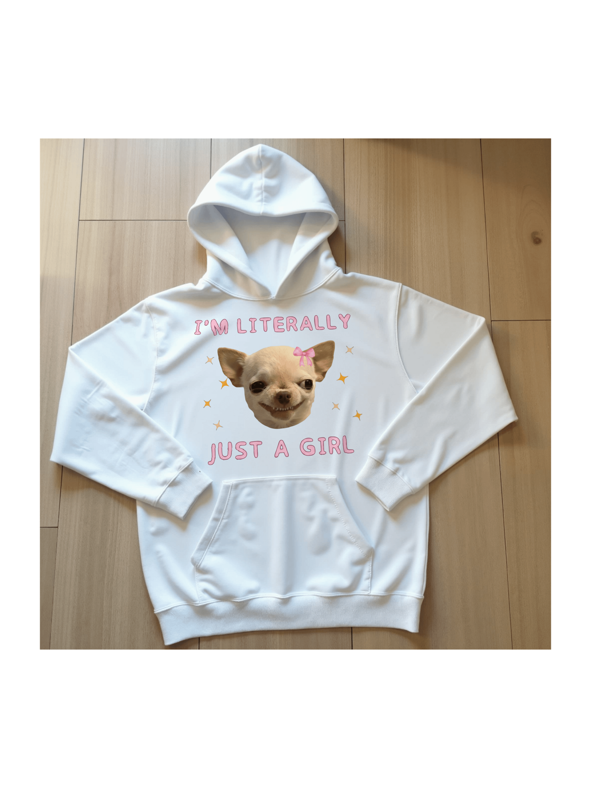 I'M LITERALLY JUST A GIRL Hoodie product image (5)