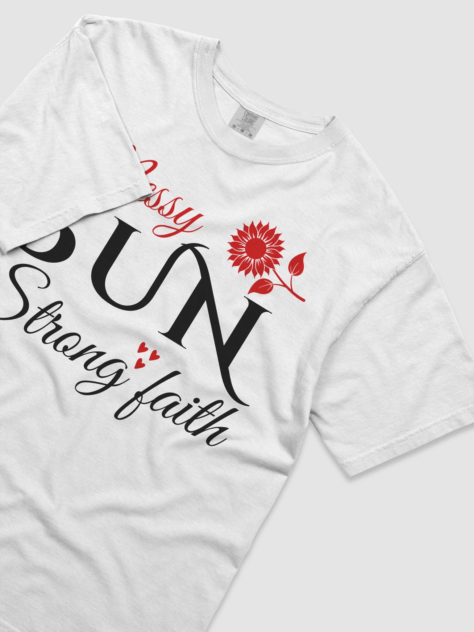 Strong Faith Comfort Colors T-shirt. product image (3)