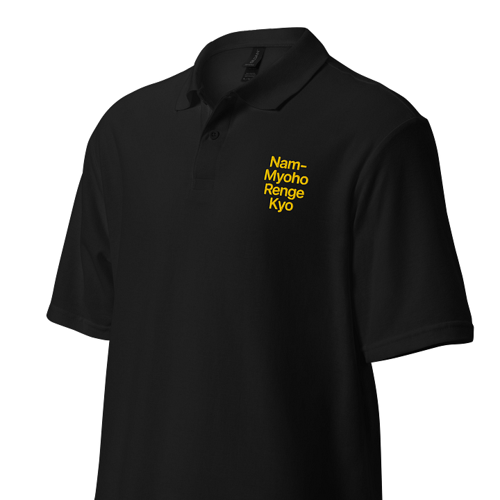 Nam Myoho Renge Kyo Embroidered Polo Shirt product image (2)