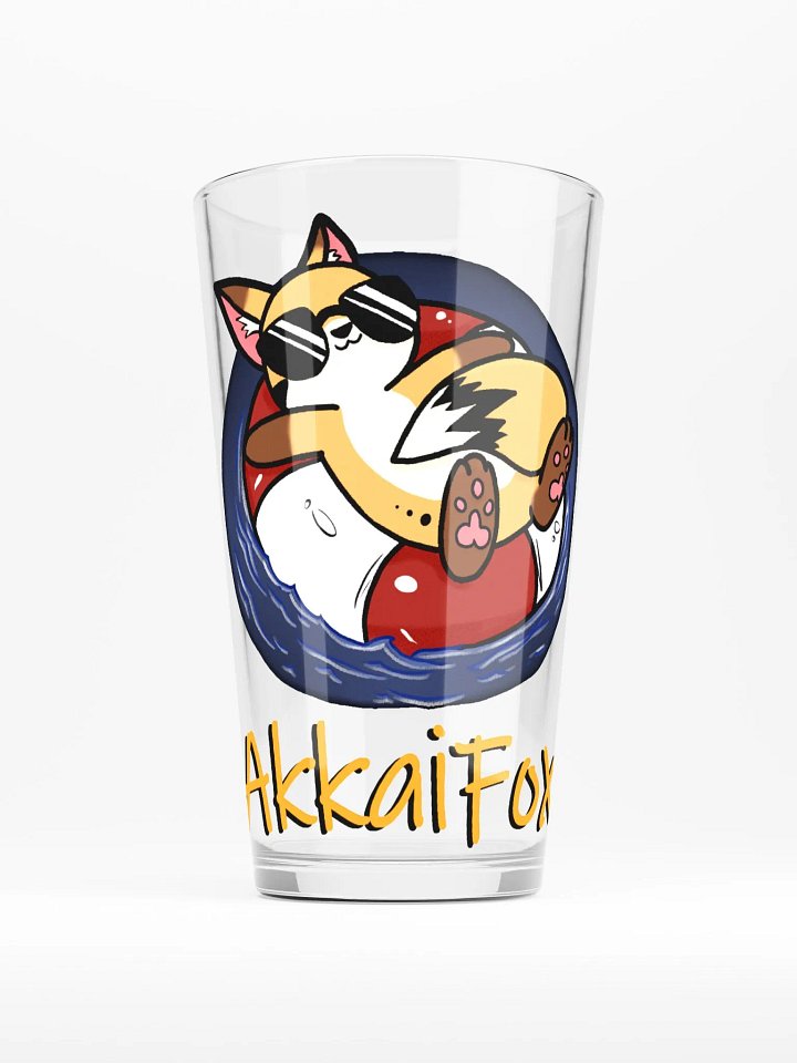 Fox Pool Pint Glass product image (1)