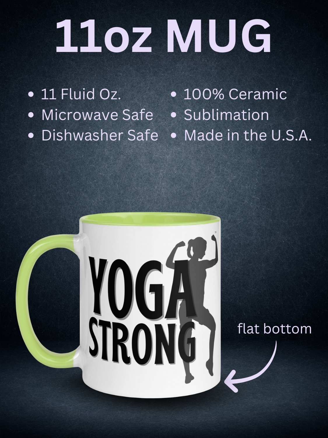 Yoga Strong Ceramic Mug product image (3)