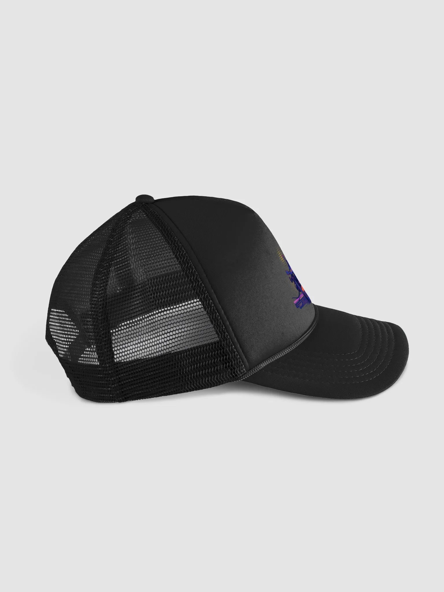 Theatrically Jerry: "Stylized Profile Spot" Foam Trucker Hat product image (4)