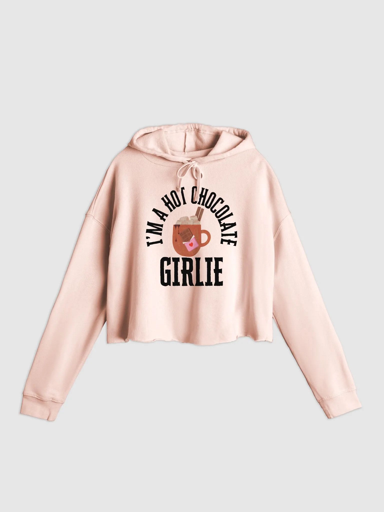 Cozy Season Cropped Hoodie (Light Colors, simple) product image (1)