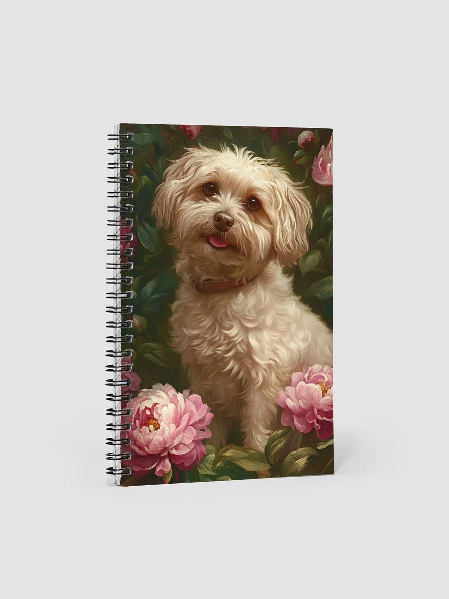 Peony Canine Dreams Spiral Notebook product image (1)