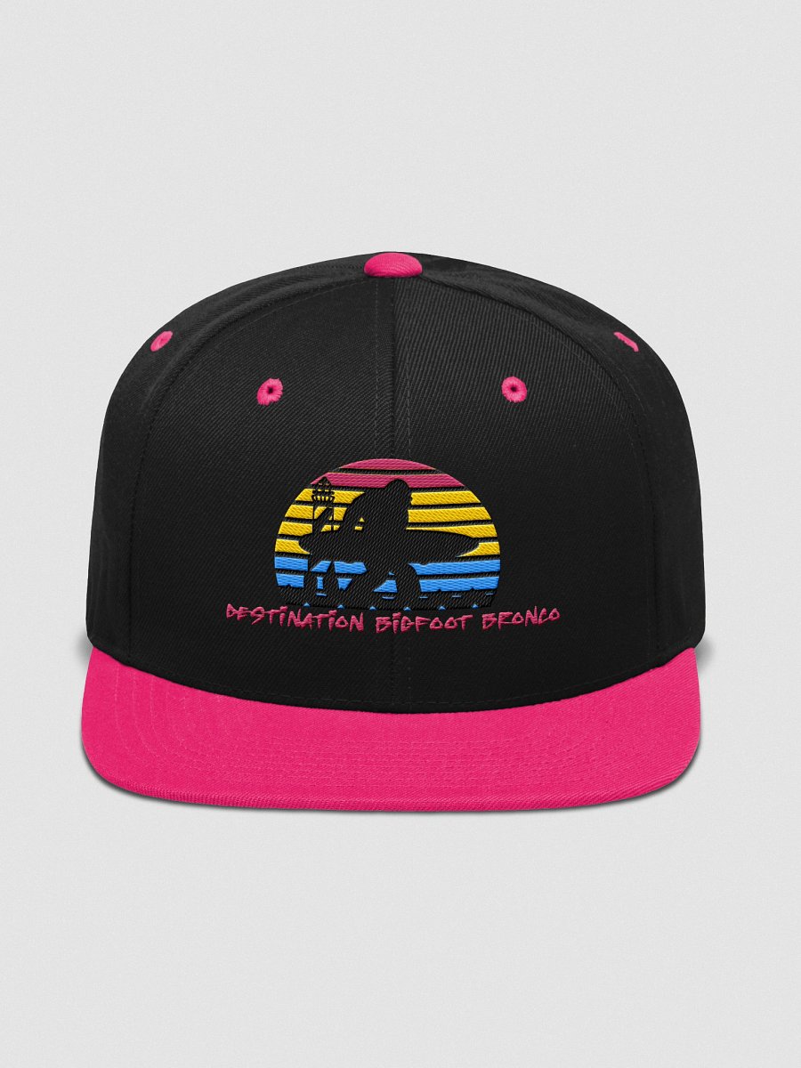 **Limited Edition** Classic Neon Pink Two-Tone Wool Blend Snapback product image (1)