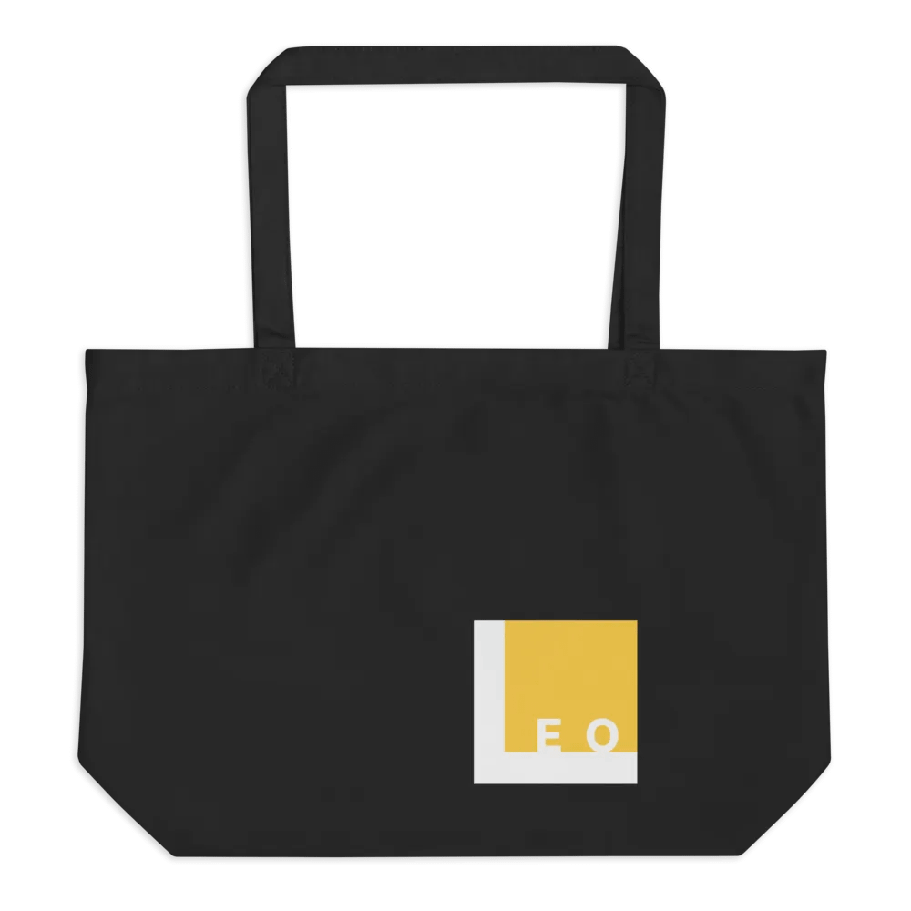 Tote Bag: LEO logo (front) and Let's DJ ( back) product image (1)