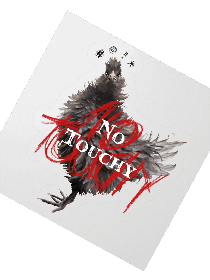 No Touchy - Sticker product image (2)