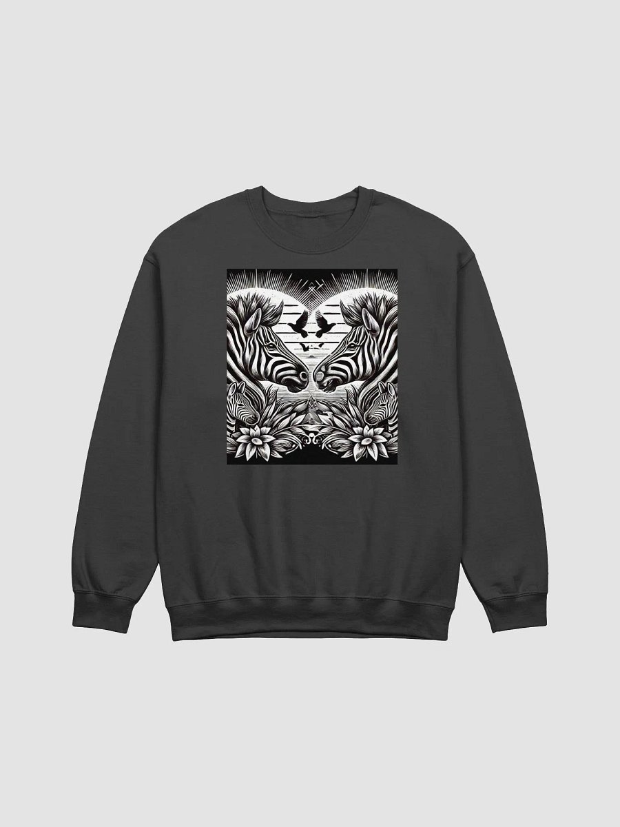 Symmetrical Zebras Crewneck Sweatshirt product image (1)